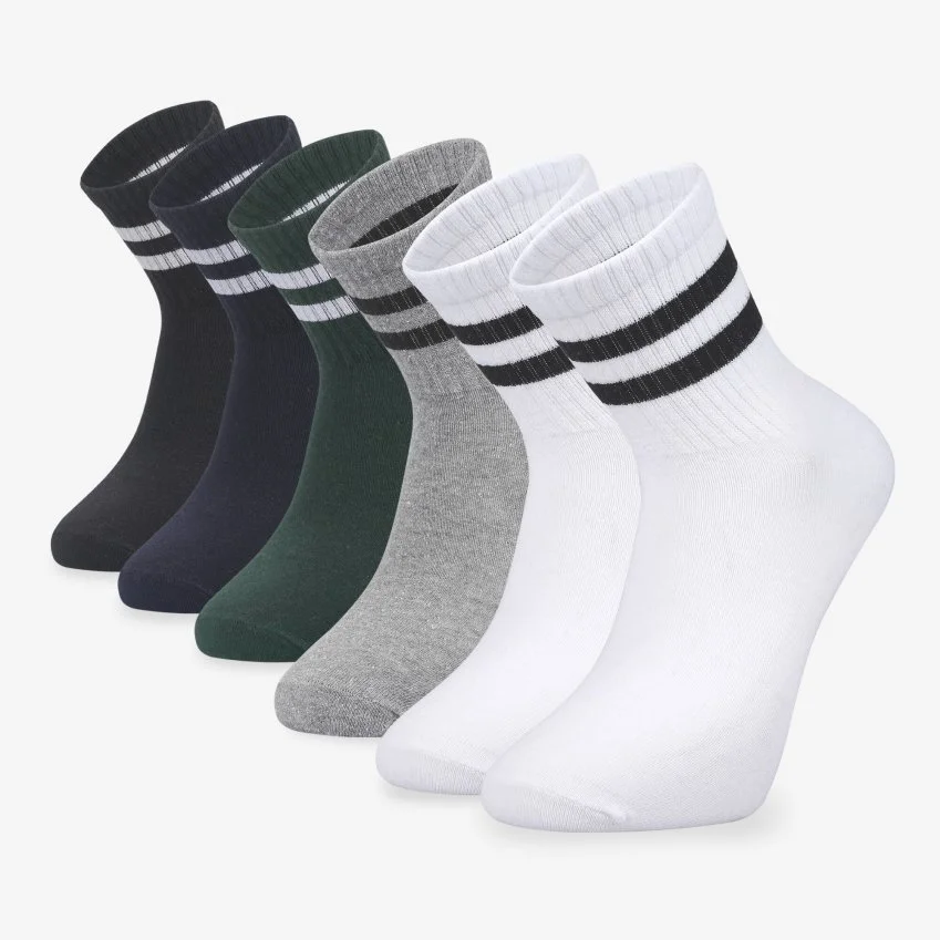6’lı Erkek Çemberli Kolej Çorap