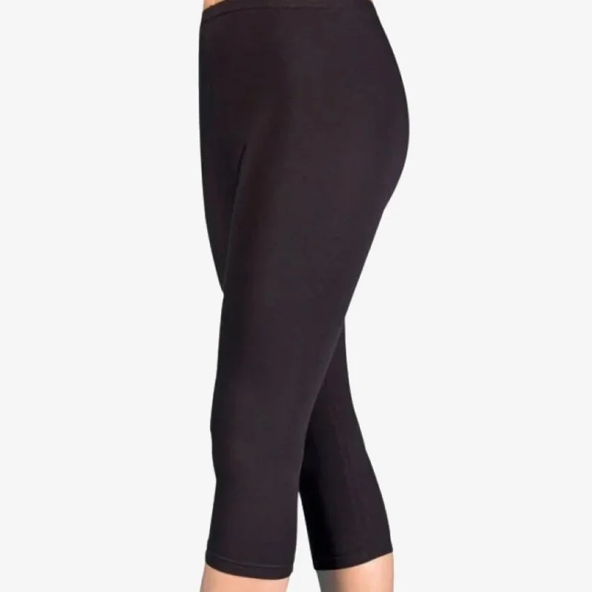 Kadın Siyah Kısa Tayt