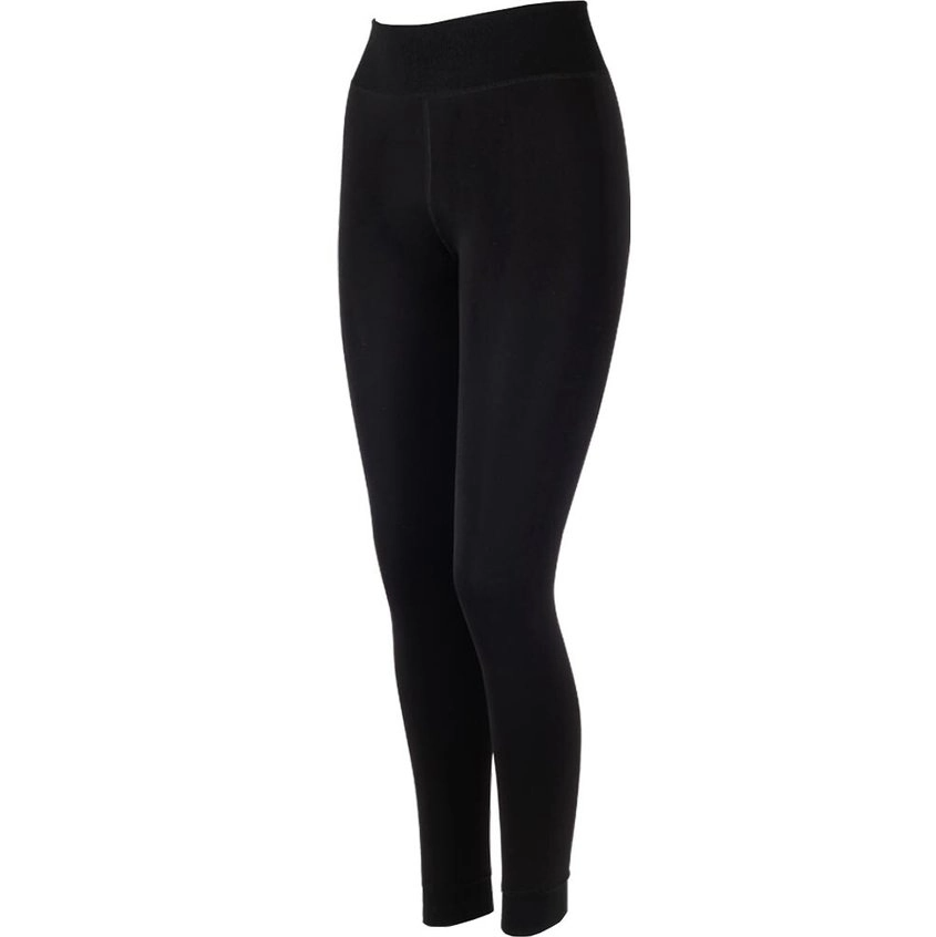 İçi Polarlı Kadın Siyah Termal Tayt